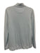 Magnolia Lane Size S Light Blue Modal Blend Mock Neck Front Zip Long Sleeve Top Light Blue / S
