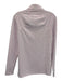 Magnolia Lane Size M Light Pink Polyester Blend Mock Neck Front Zip Top Light Pink / M