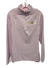 Magnolia Lane Size M Light Pink Polyester Blend Mock Neck Front Zip Top Light Pink / M
