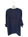 Tibi Size 8 Navy Polyester Long Sleeve Back Zip Dress Navy / 8