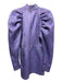 ROTATE BIRGER CHRISTENSEN Size Small Purple & Blue Button Detail Darted Dress Purple & Blue / Small