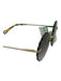 Chloe Gray, Brown & Black Acetate gold tone metal Flowers Tortoise Sunglasses Gray, Brown & Black
