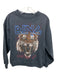 Anine Bing Size XS Dark Gray, Brown, Blue Cotton Crew Neck Tiger Sweatshirt Dark Gray, Brown, Blue / XS
