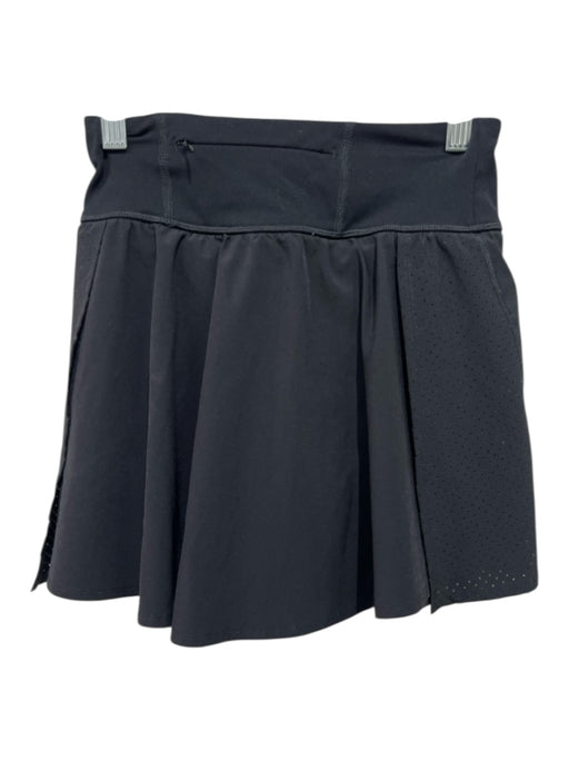 Spanx Size XS Black Nylon Blend High Rise Perforated built in shorts Skirt Black / XS