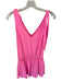 Amanda Uprichard Size S Hot pink Sleeveless Smocked Waist Band Tie Detail Dress Hot pink / S