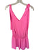 Amanda Uprichard Size S Hot pink Sleeveless Smocked Waist Band Tie Detail Dress Hot pink / S