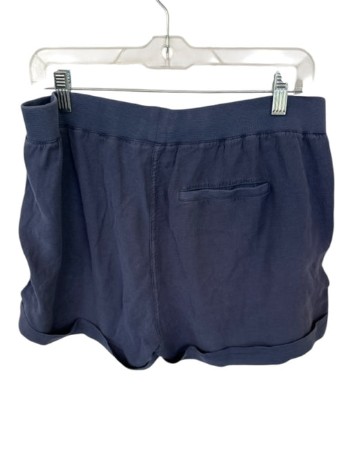 Faherty Size XL Navy Tencel Cuffed Flowy Pockets Shorts Navy / XL