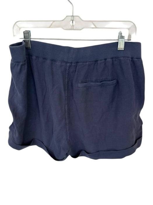 Faherty Size XL Navy Tencel Cuffed Flowy Pockets Shorts Navy / XL