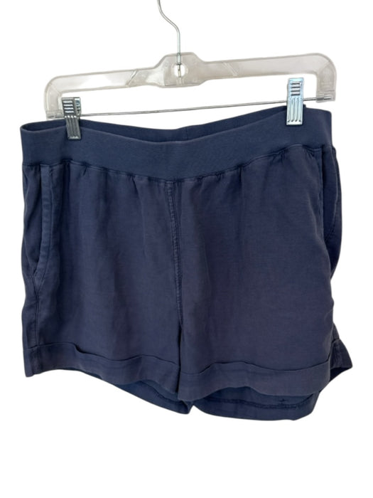 Faherty Size XL Navy Tencel Cuffed Flowy Pockets Shorts Navy / XL