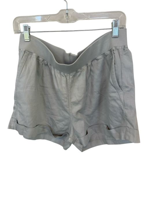 Faherty Size XL Light Grey Tencel Cuffed Flowy Pockets Shorts Light Grey / XL