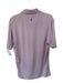 Johnnie-O Size S Purple & White Polyester Striped Golf Men's Polo Purple & White / S