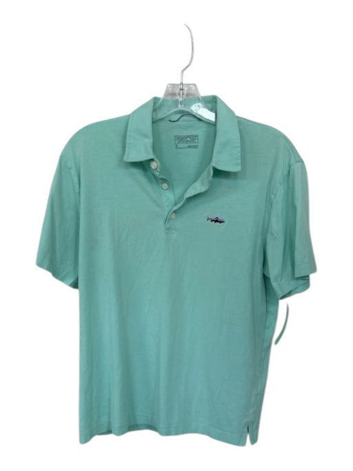 Patagonia Size S Sea Green Organic Cotton Solid Men's Polo Sea Green / S