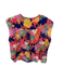 Current Air Size Large Multi Viscose Blend Button Up Flower pattern Flowy Top Multi / Large