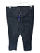 Mother Size 31 Black Cotton Blend High Waist Bootcut Raw Hem Jeans Black / 31