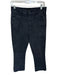 Mother Size 31 Black Cotton Blend High Waist Bootcut Raw Hem Jeans Black / 31