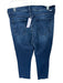 Mother Size 31 Dark Wash Cotton Blend High Waist Straight Leg Raw Hem Jeans Dark Wash / 31