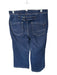 Pilcro Size 31 Dark Wash Cotton Blend Side Zip High Waist Wide Leg Jeans Dark Wash / 31