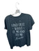 Daydreamer Size M Gray & Red Cotton Short Sleeve band T Top Gray & Red / M