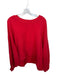 Free People Size L Red Cotton Long Balloon Sleeve hi lo Sweatshirt Red / L