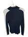 ANR+ Size L Black & Bone Rayon Blend Turtle Neck Side Stripe Ribbed Sweater Black & Bone / L