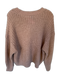 360 Sweater Size L Tan Wool Blend Long Sleeve Chunky Knit Sweater Tan / L