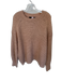 360 Sweater Size L Tan Wool Blend Long Sleeve Chunky Knit Sweater Tan / L