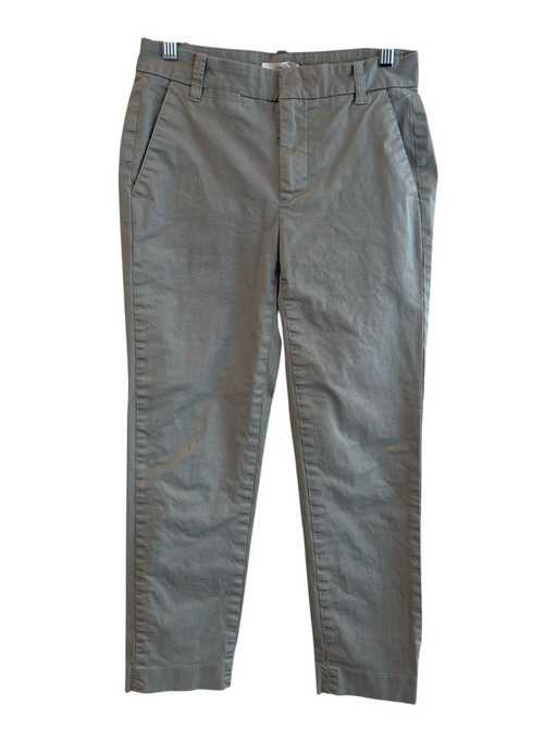 Vince Size 0 Green Gray Cotton Blend Giraffe Print Zip Fly Side Pockets Jeans Green Gray / 0