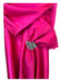 Skinz Size Est L Magenta Strapless Gathered Rhinestone Bow Shawl Incl. Gown Magenta / Est L