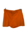 Frame Size 6 Orange Polyester High Waist Pockets Shorts Orange / 6