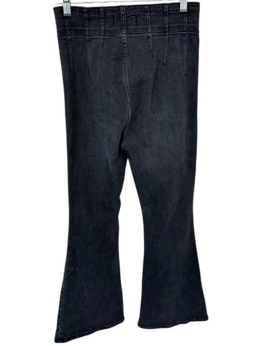 We The Free Size 29 Charcoal Cotton Blend High Waist Flare Jeans Charcoal / 29