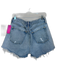 Agolde Size 28 Light Wash Organic Cotton High Waist Button Fly distressed Shorts Light Wash / 28