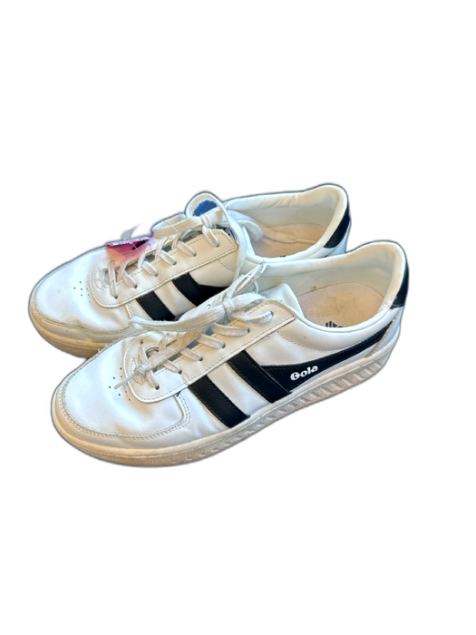 Gola Shoe Size 8 White & Black Leather Platform Athletic Sneakers White & Black / 8