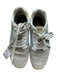 Hoff Shoe Size 8 Sage & Brown Canvas & Leather Perforated Color Block Sneakers Sage & Brown / 8