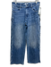Sasha Therese Size S Medium Wash Cotton Blend Wide Leg scallop trim Jeans Medium Wash / S