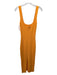Ronny Kobo Size XS Sunflower Yellow Polyester & Viscose Sleeveless Ribbed Dress Sunflower Yellow / XS