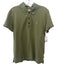 Rag & Bone Size S Green Cotton Solid Polo Men's Short Sleeve Green / S