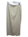 Theory Size 10 Beige Polyamide Blend Side Zip Midi Woven Skirt Beige / 10