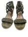Tory Burch Shoe Size 10 Olive Green Leather Suede open toe Braided Espadrille Olive Green / 10