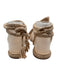 Antolina Shoe Size 41 Beige Leather open toe Braided Ankle Wrap Flat Sandals Beige / 41