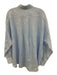 Zimmermann Size 3 Light Blue Ramie Long Sleeve Button Front Shirt Top Light Blue / 3