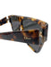 Christian Dior Brown Acetate Tortoiseshell Mirror Lens Flat Top Sunglasses Brown