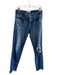 Moussy Size 27 Med Wash Cotton Blend 5 Pocket Distressed Skinny Jeans Med Wash / 27