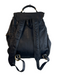 Frye Black Leather Gold hardware Drawstring Closure Backpack Black