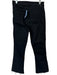 Mother Size 29 Black Cotton Blend High Waist Bootcut Cropped Raw Hem Jeans Black / 29