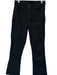 Mother Size 29 Black Cotton Blend High Waist Bootcut Cropped Raw Hem Jeans Black / 29