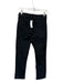 Mother Size 27 Black Cotton Blend High Waist Straight Leg Jeans Black / 27