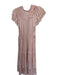 Ulla Johnson Size 4 Blush Polyester Flutter Sleeves Ruffles V Neck Dress Blush / 4