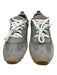 Tory Burch Shoe Size 6.5 Gray Suede & Synthetic Lace Up Low Top Sneakers Gray / 6.5