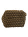 Naghedi Taupe Brown Neoprene Woven Magnetic Close Bucket Crossbody Bag Taupe Brown
