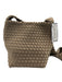 Naghedi Taupe Beige Neoprene Woven Magnetic Close Bucket Crossbody Bag Taupe Beige